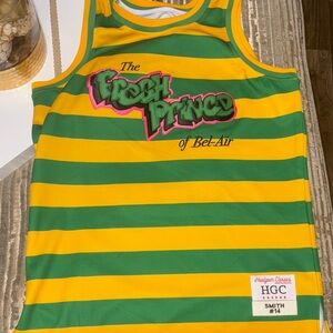 SMITH Green and Yellow Striped Jersey